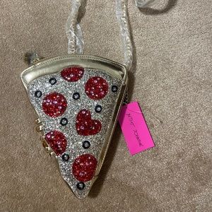 Brand new with tags- BETSEY JOHNSON Pizza Purse  $125